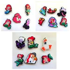 Little Mermaid Croc Charms Lot of 17